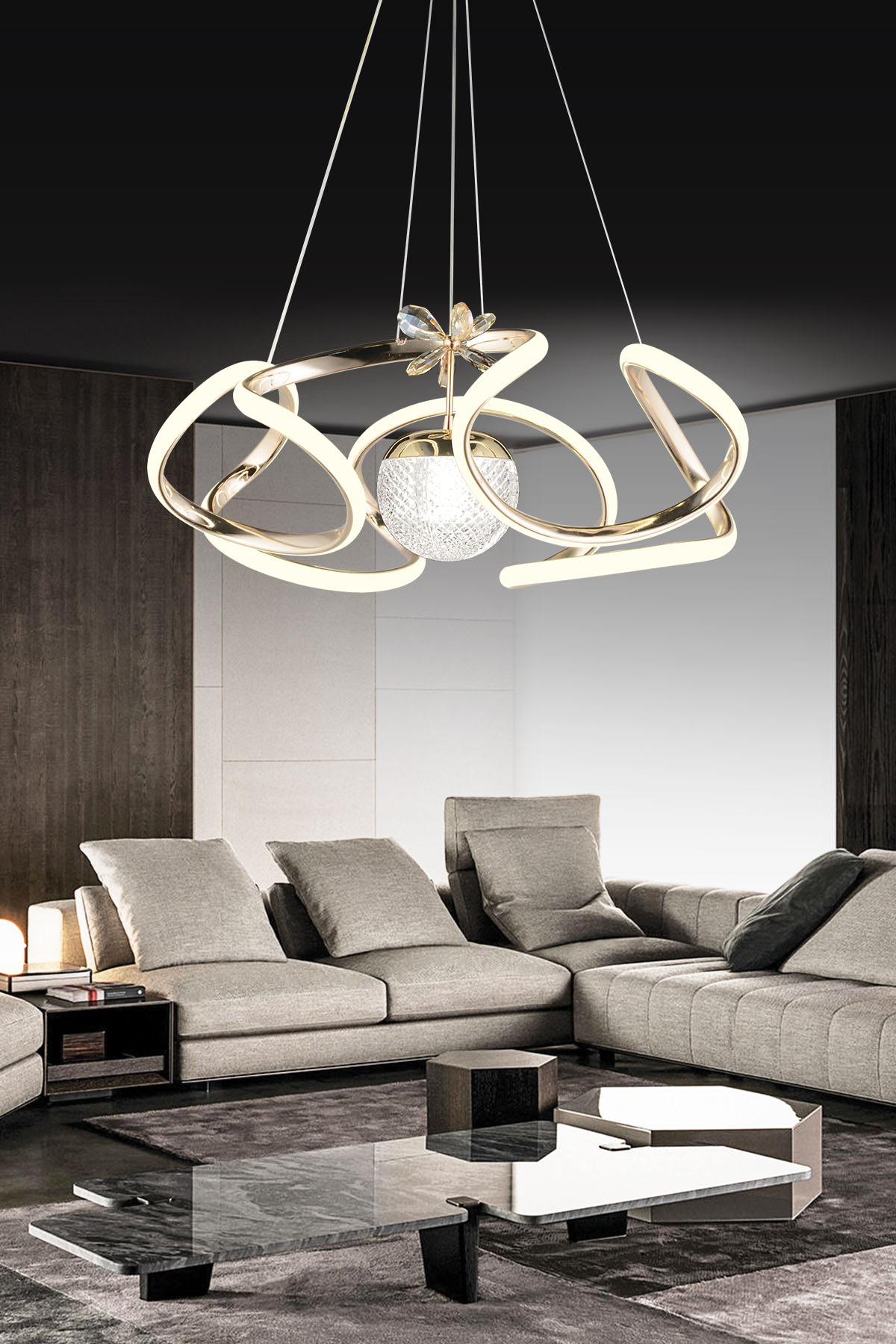 Dekoratif Sarkıt Led Avize BLX-017-TOPLU