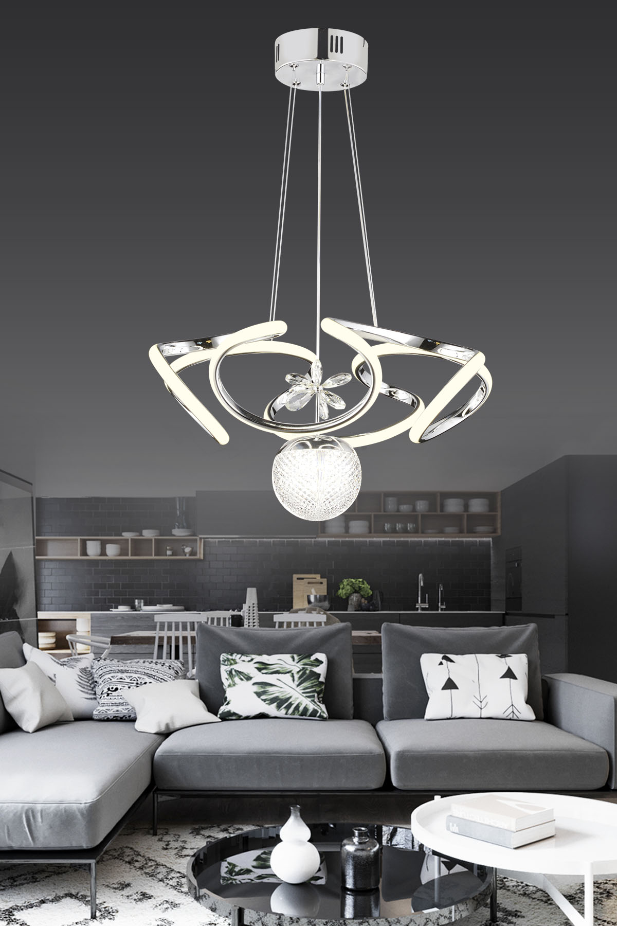 Dekoratif Sarkıt Led Avize BLX-017-TOPLU