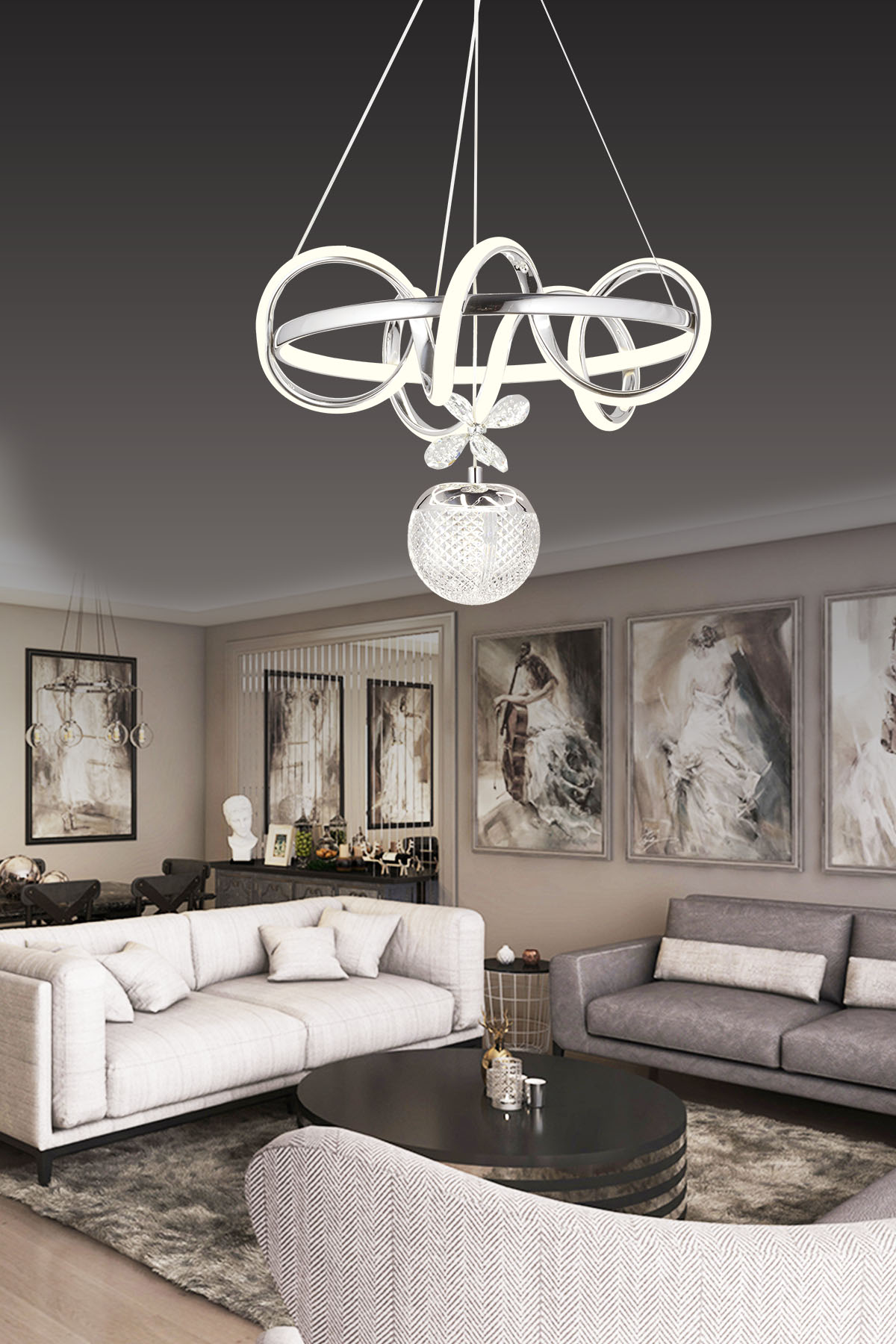Dekoratif Sarkıt Led Avize BLX-023-TOPLU