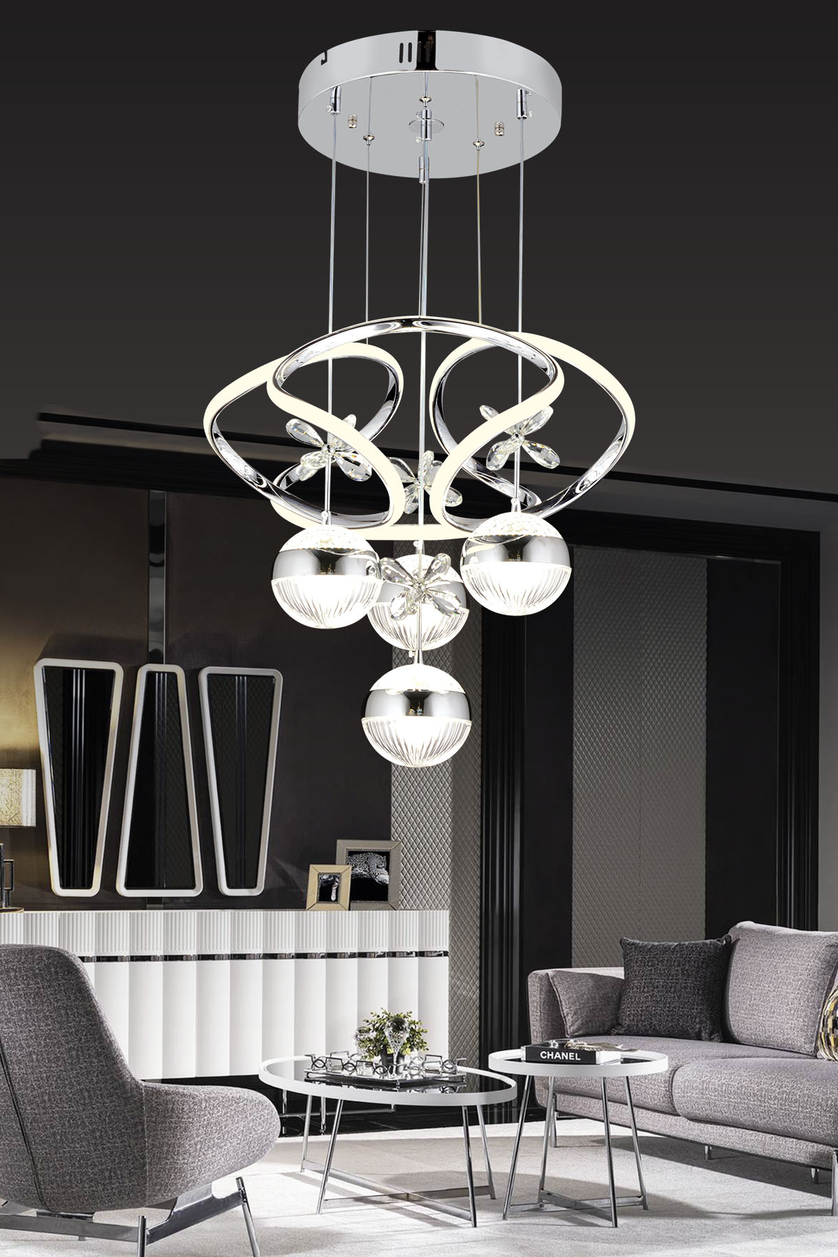 Dekoratif Sarkıt Led Avize BLX-024-TOPLU