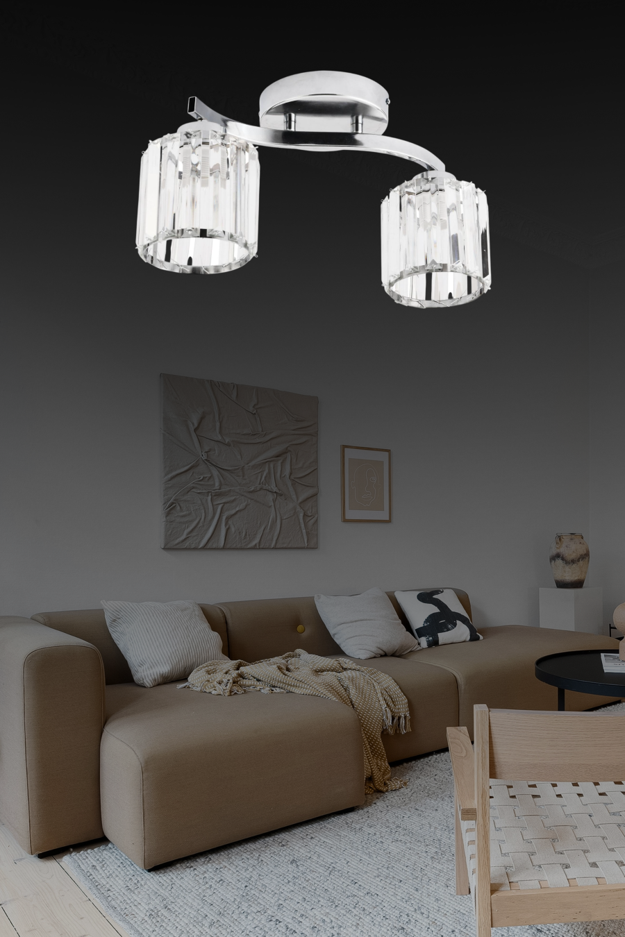 Dekoratif Led Avize BLX-KR-2-S