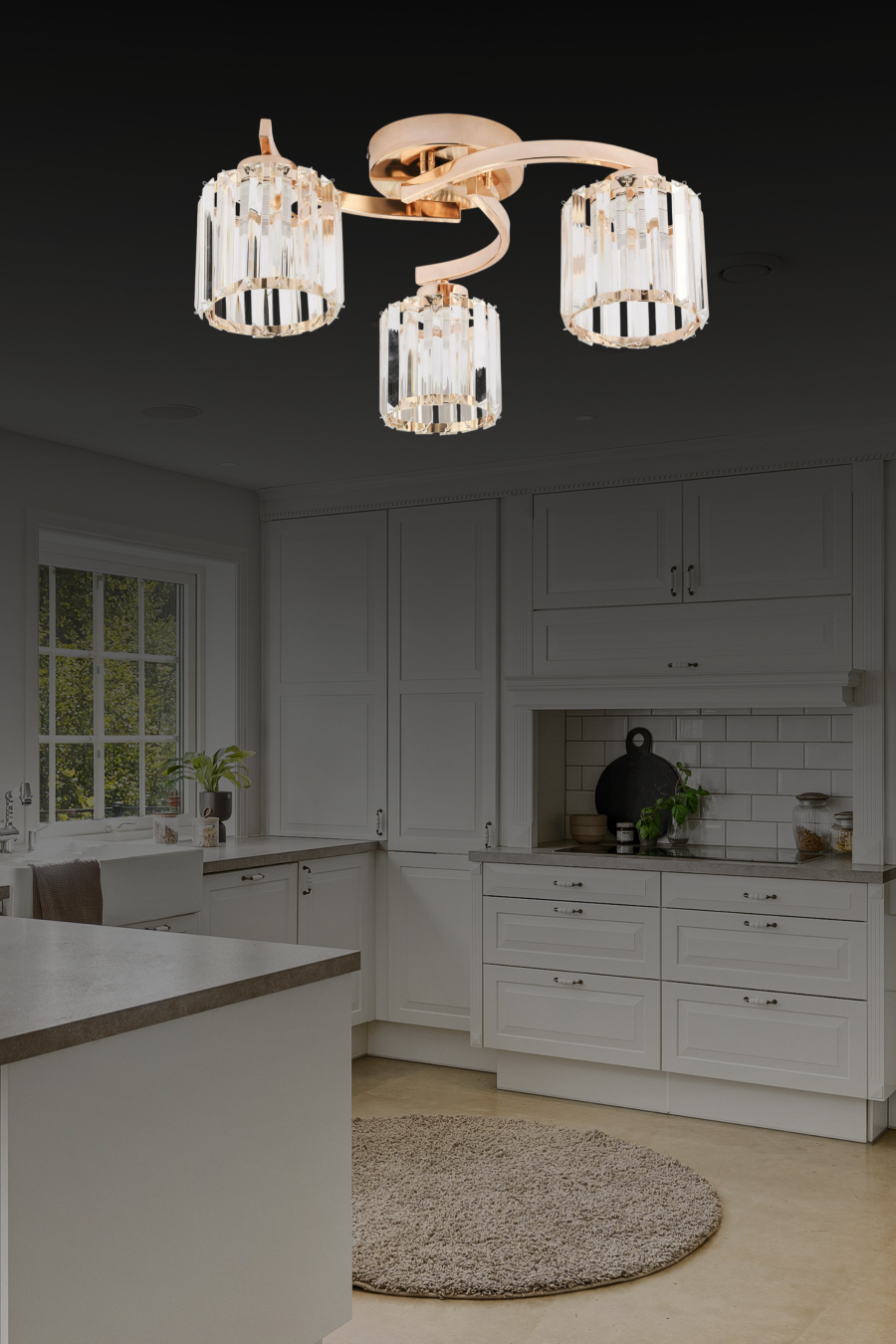 Dekoratif Led Avize BLX-KR-3-PL