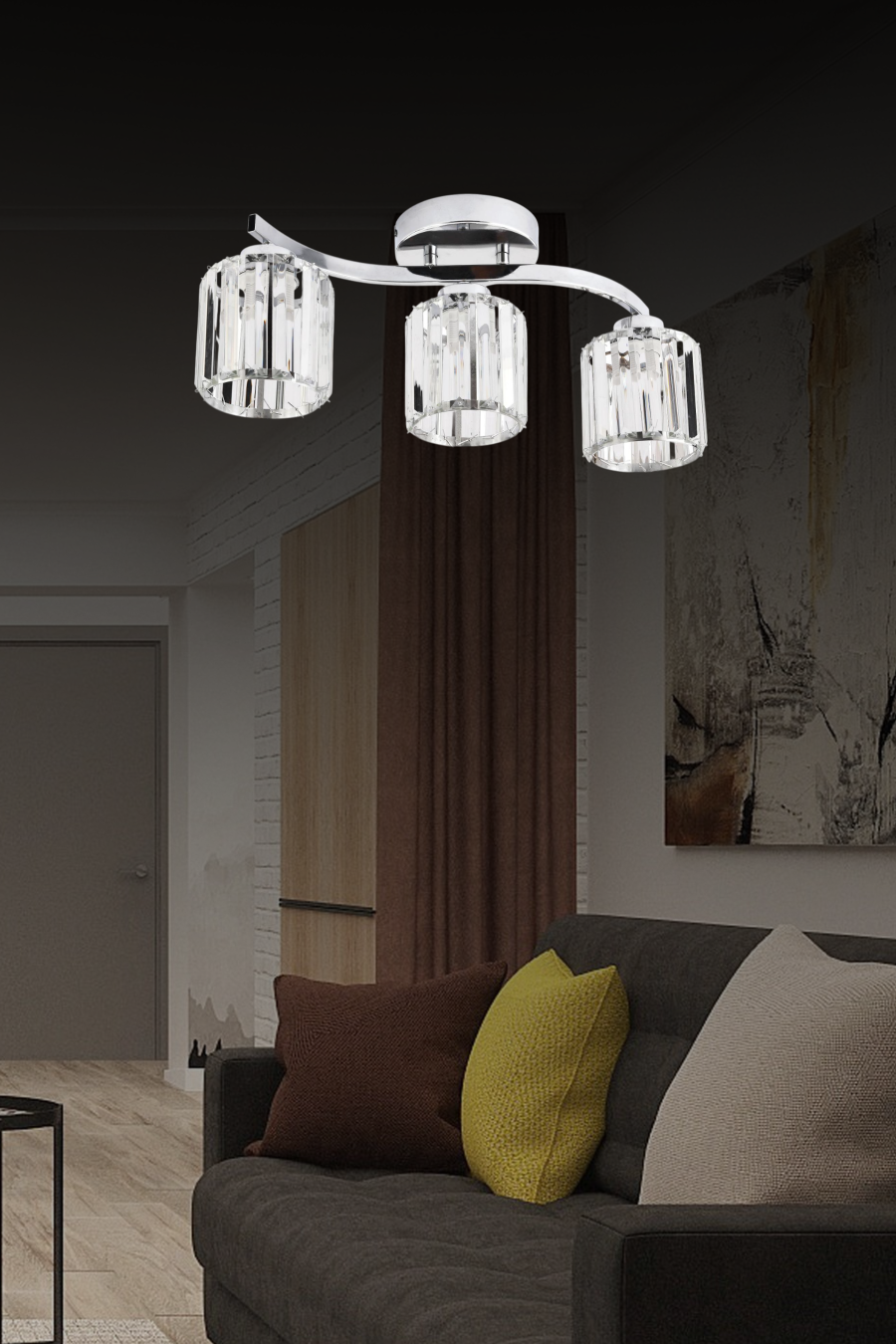 Dekoratif Led Avize BLX-KR-3-S