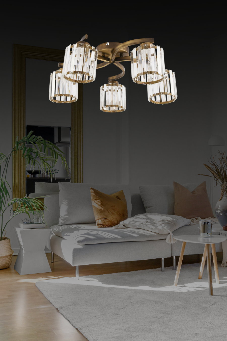Dekoratif Led Avize BLX-KR-5-PL