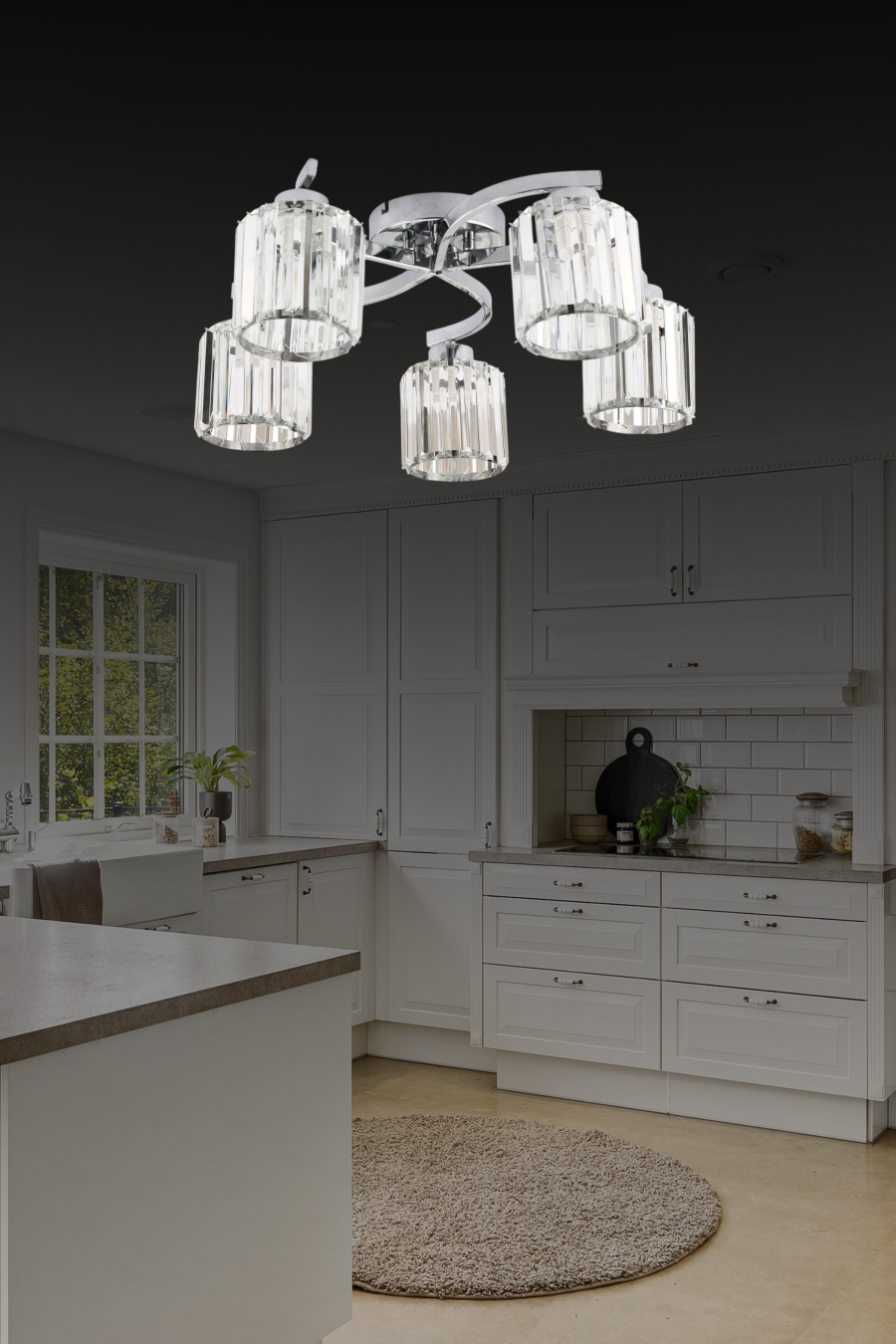 Dekoratif Led Avize BLX-KR-5-PL