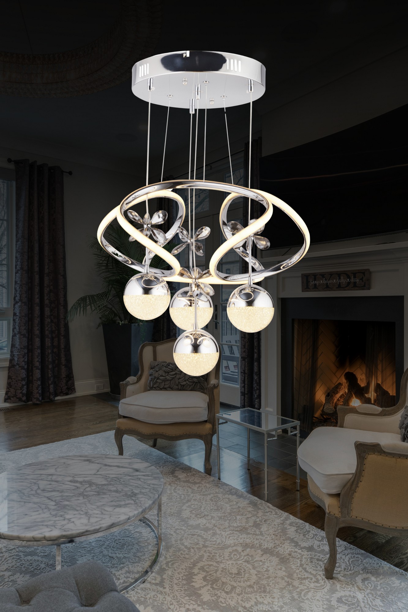 Dekoratif Sarkıt Avize BLX-LD-024-4-T