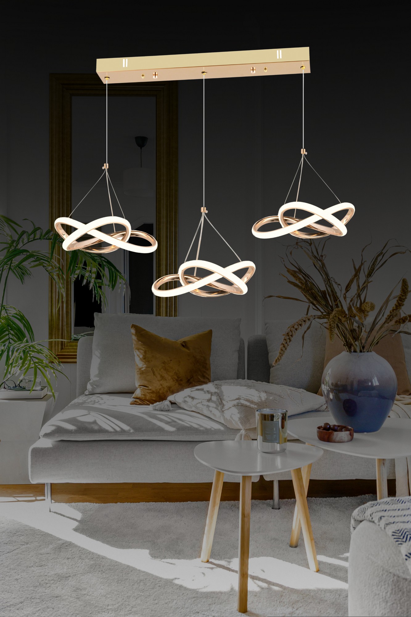 Dekoratif Sarkıt Avize BLX-LD-030-3-S