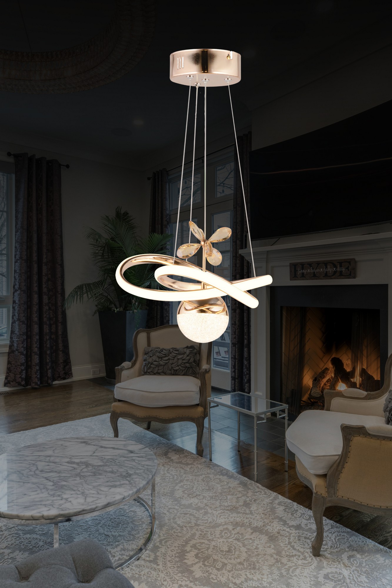 Dekoratif Sarkıt Avize BLX-LD-030-T