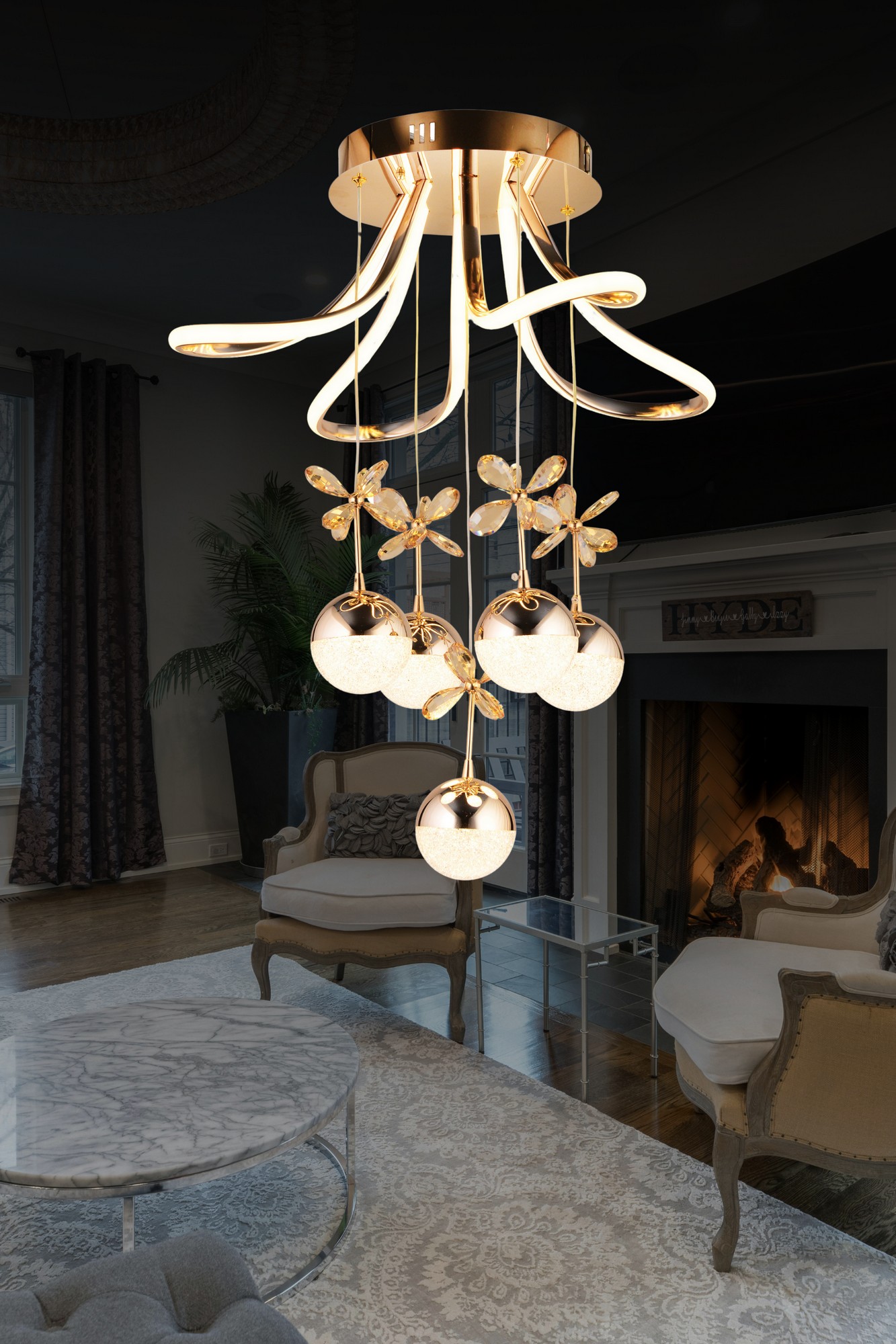 Dekoratif Sarkıt Avize BLX-LD-033-4