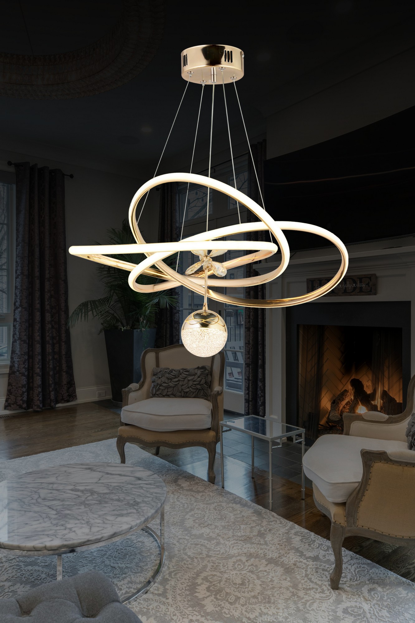 Dekoratif Sarkıt Avize BLX-LD-040-BT