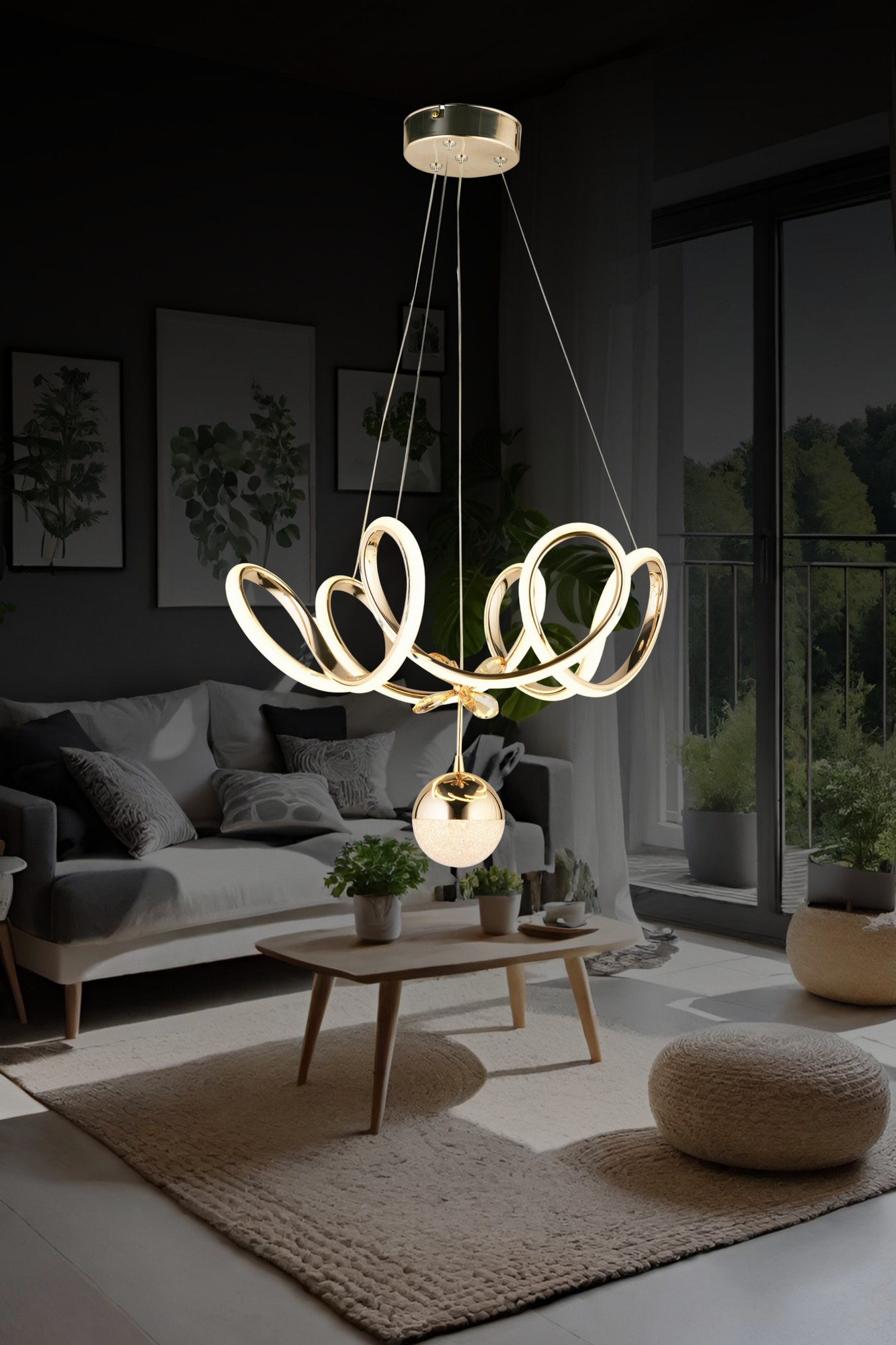 Dekoratif Sarkıt Avize BLX-LD-063-T