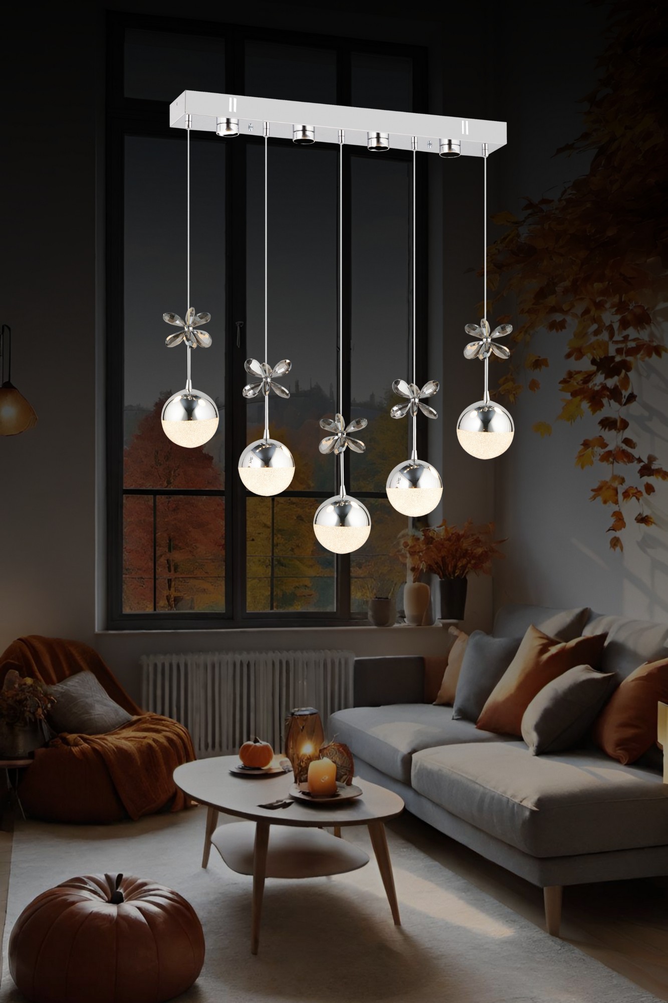 Dekoratif Sarkıt Avize BLX-LD-085-5-S