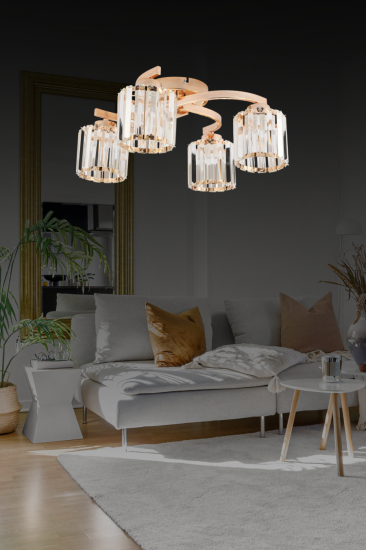 Dekoratif Led Avize BLX-KR-4-PL