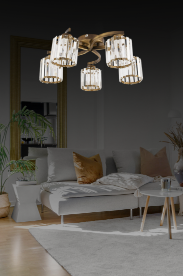 Dekoratif Led Avize BLX-KR-5-PL