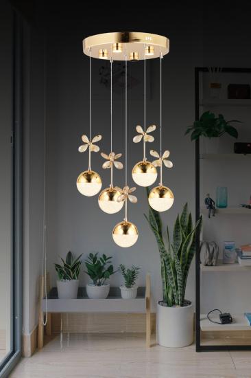 Dekoratif Sarkıt Avize BLX-LD-085-5-T